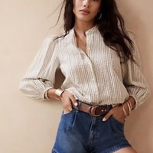 Seersucker Blouse